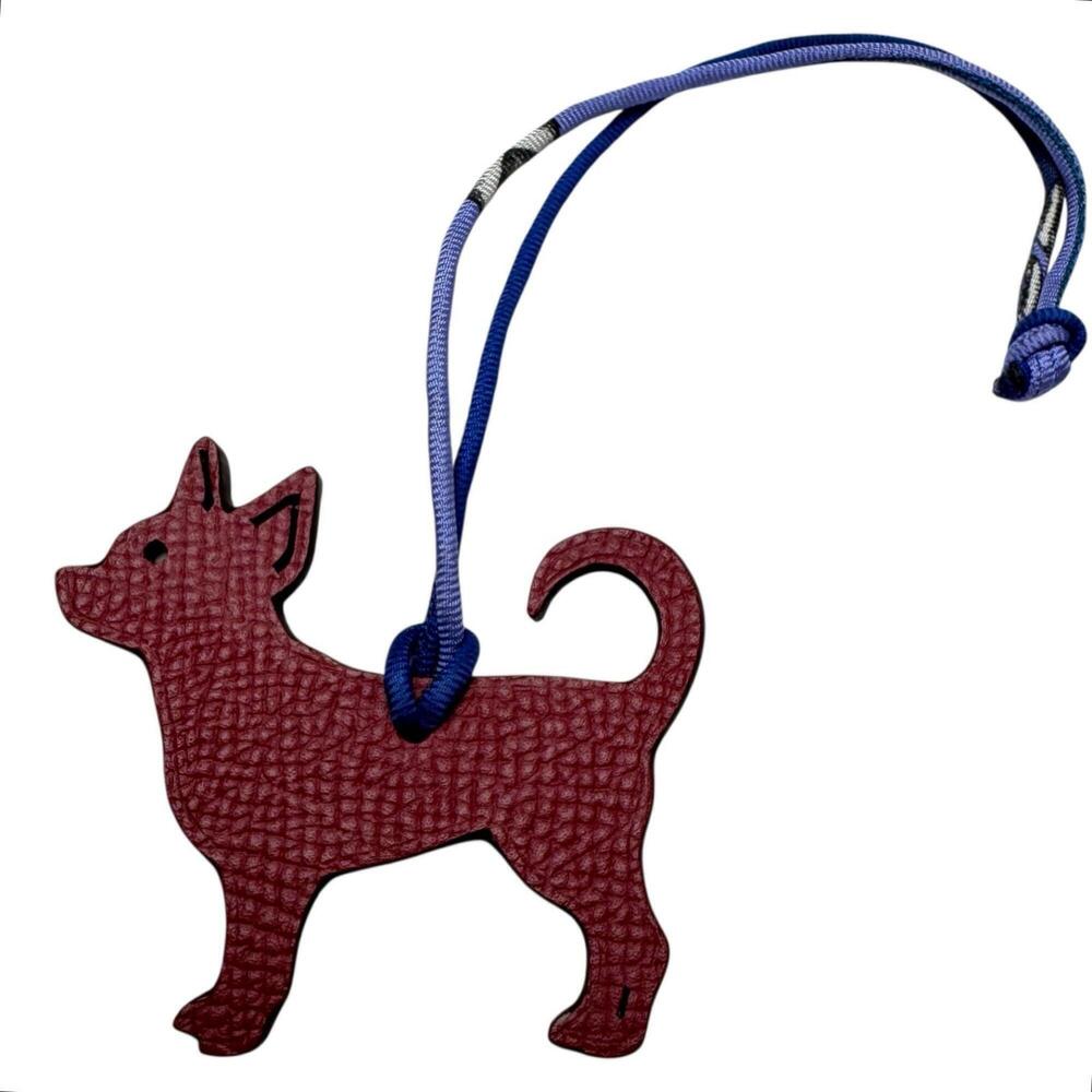 Hermes Petit H Chihuahua Charm Reversible Dog Women's